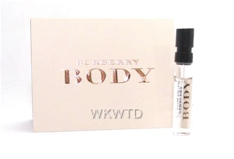 free burberry body perfume samples.